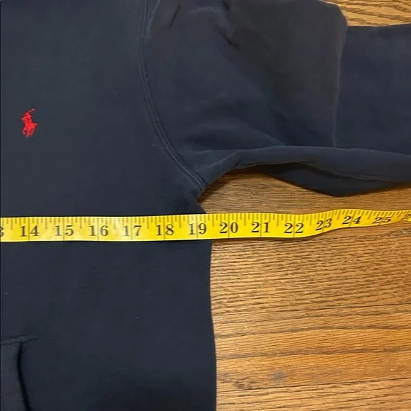 Polo Ralph Lauren Hoodie Teen 14-16 Navy Zip Up Collegiate Preppy Loungewear - Picture 5 of 11